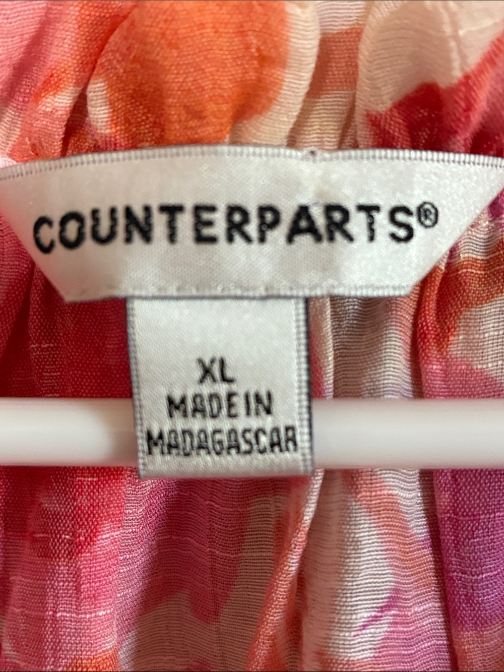 Counterparts Coral & Pink Floral Peasant Tunic - Picture 2 of 5